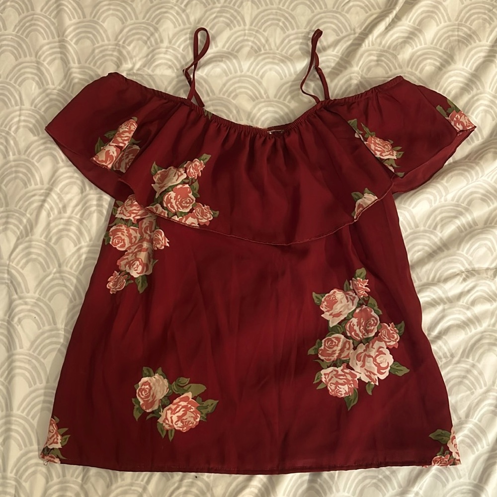Floral NOBO off shoulder top